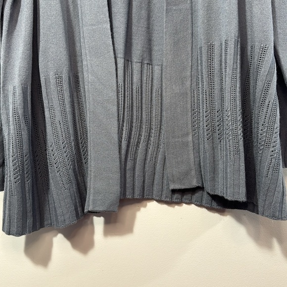 NWT Napa Valley Slate Blue Cardigan in Size 3X - Picture 4 of 11